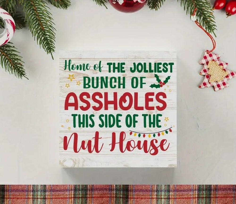 Jolliest Bunch Christmas Vacation Funny Sign