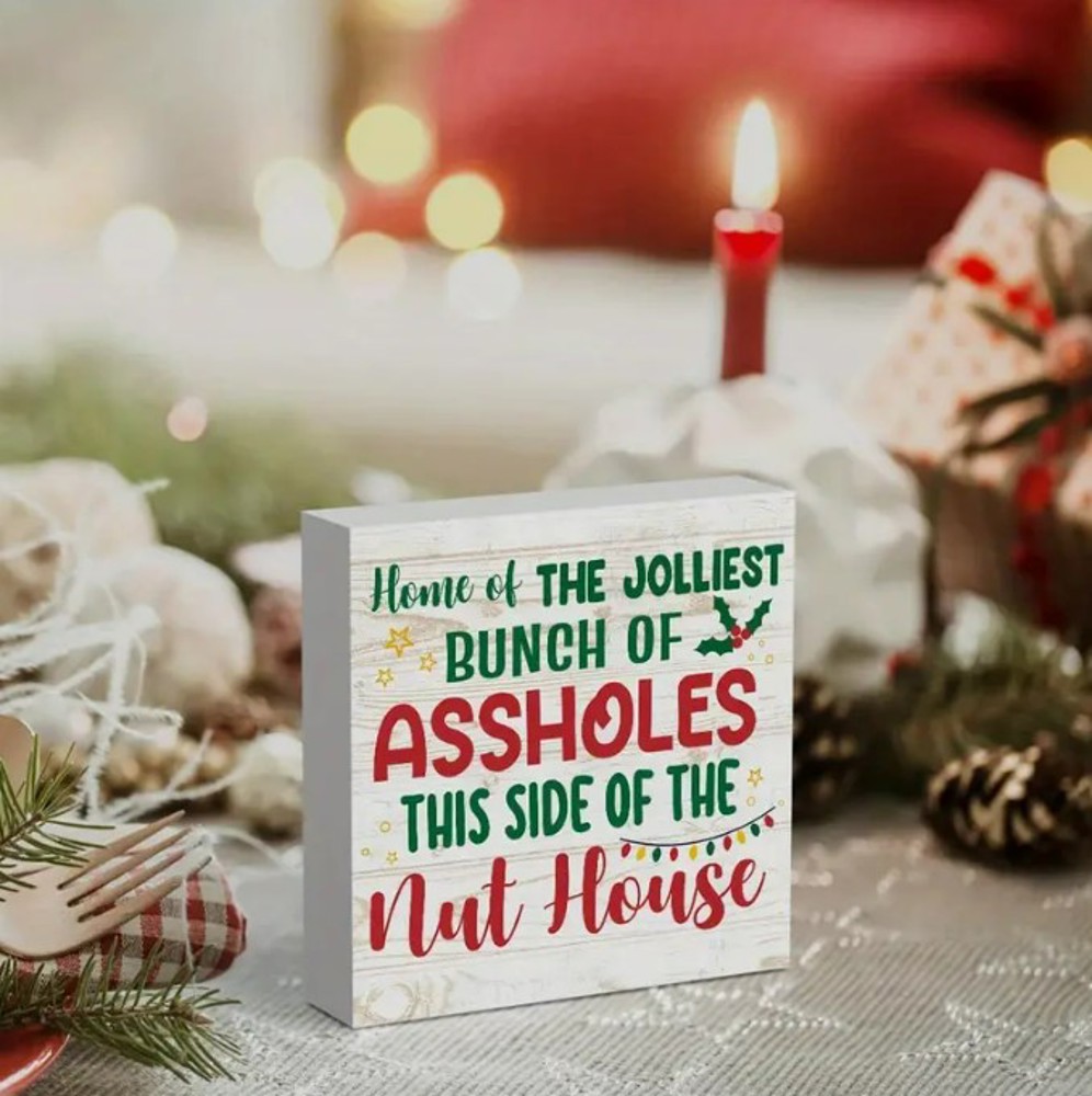 Jolliest Bunch Christmas Vacation Funny Sign