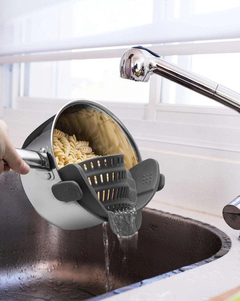 Clip On Pasta Strainer For Pots 