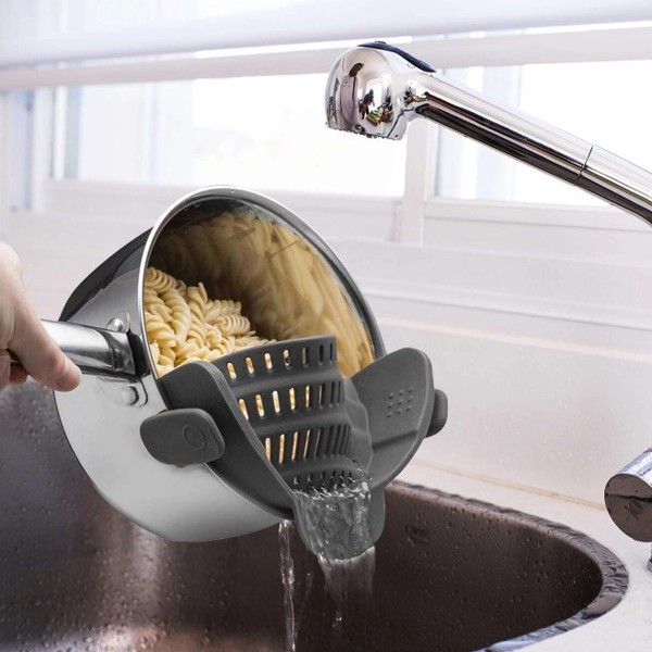 Clip On Pasta Strainer For Pots 