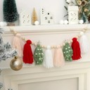  Whimsical Christmas Tassel Garland 