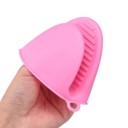  2pc Pink Mitt Pot Plate Holder Pinch Covers Gloves