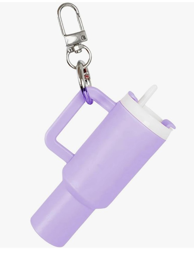 Favorite Tumbler Keychain Purple 