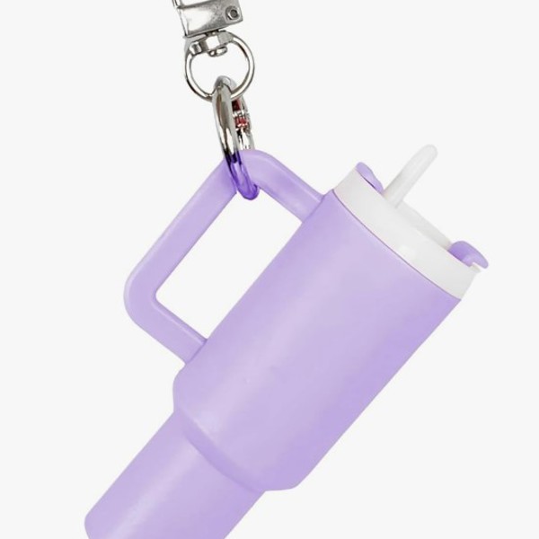 Favorite Tumbler Keychain Purple 