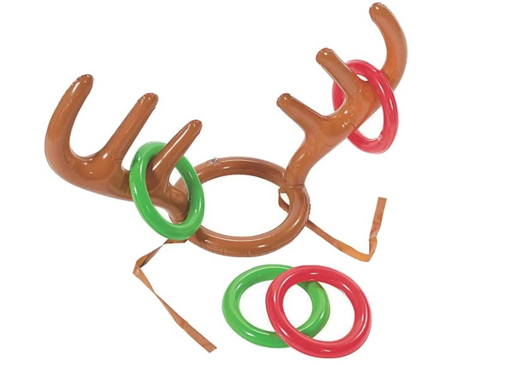 Reindeer Games Inflatable Ring Toss 