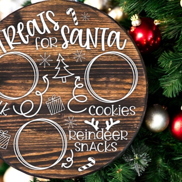 Santa & Reindeer Treat Tray