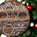  Santa & Reindeer Treat Tray