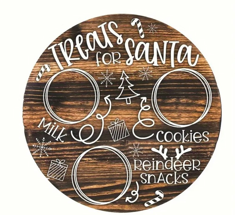 Santa & Reindeer Treat Tray