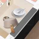   Silicone Kitchen Counter Mat - Versatile Dish Drying