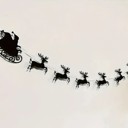  DIY Santa Sleigh & Reindeer Christmas Banner Set 