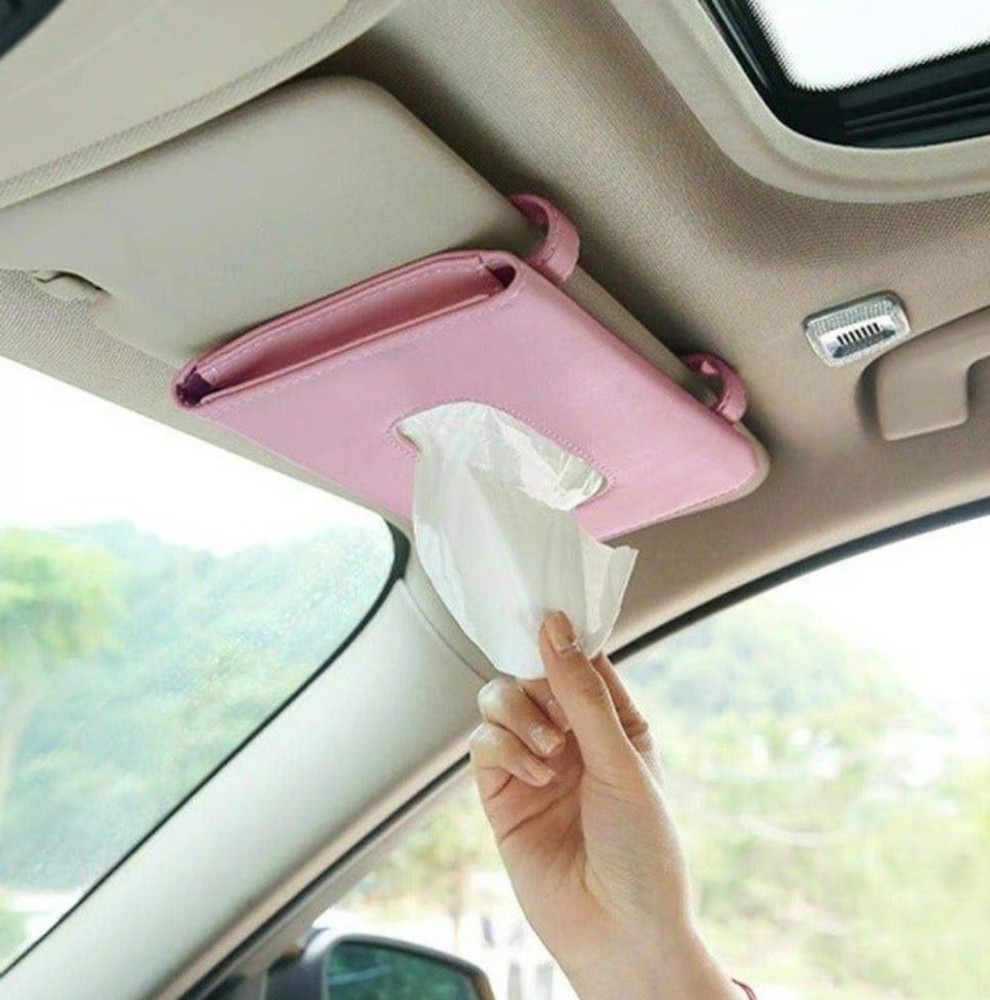 Pink Visor Tissue Holder 