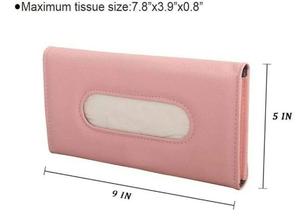 Pink Visor Tissue Holder 