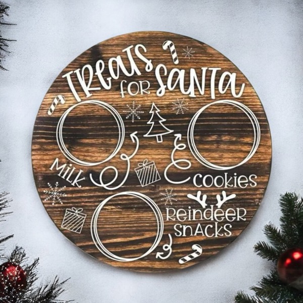 Santa & Reindeer Treat Tray