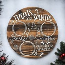  Santa & Reindeer Treat Tray