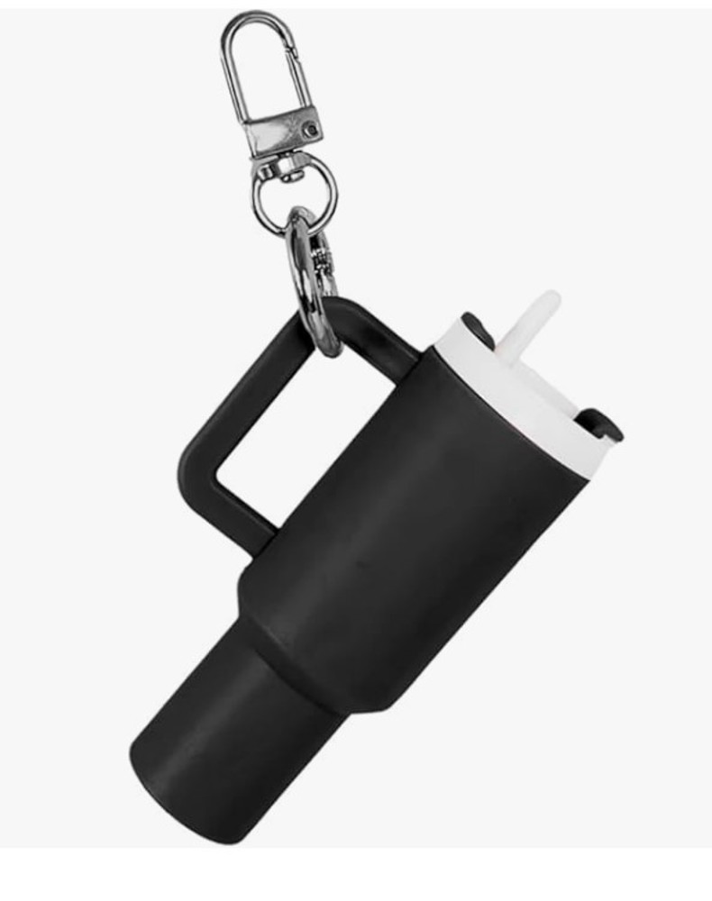 Favorite Tumbler Keychain Black