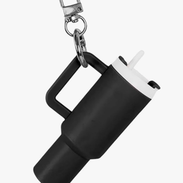 Favorite Tumbler Keychain Black