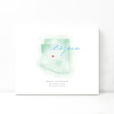 Arizona 5x7 - Landscape Personalized Watercolor Map 