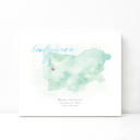 Bulgaria 5x7 - Landscape Personalized Watercolor Map 
