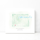 Colorado 5x7 - Landscape Personalized Watercolor Map 