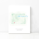 Colorado 5x7 - Portrait Personalized Watercolor Map 