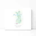 Finland 5x7 - Landscape Personalized Watercolor Map 