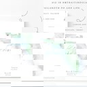  Personalized Watercolor Map 