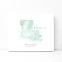 Louisiana 5x7 - Landscape Personalized Watercolor Map 