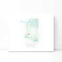 Mississippi 5x7 - Landscape Personalized Watercolor Map 