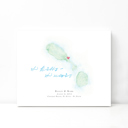 St Kitts - St Nevis 5x7 - Landscape Personalized Watercolor Map 