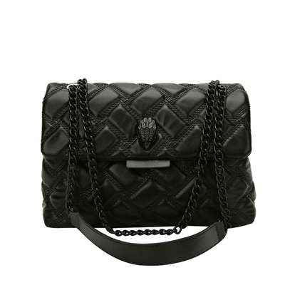 Womens KG Sewing Fashion Chain Bag Shoulder Bag Crossbody Bag PU Leather