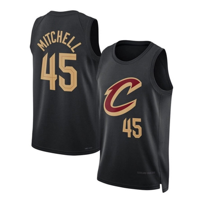 Youth Cleveland Cavaliers 45 Donovan Mitchell Basketball Sport Jersey
