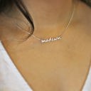  Mini Name Necklace Sterling Silver