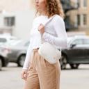 White Frankie Convertible Crossbody