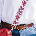  Alice Cozy Rosy Crossbody with additional 3 bag straps