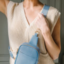 Steel Blue Bridget Sling Crossbody