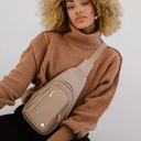 Taupe Camry Sling Crossbody