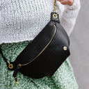 Black Catherine Belt Bag