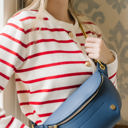 Deep Night Blue Catherine Belt Bag