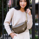 Olive Green Catherine Belt Bag