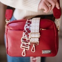  Alice Cozy Rosy Crossbody with additional 3 bag straps