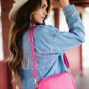 Hot Pink Dolly Convertible Crossbody