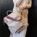 Cream Brielle Convertible Bag