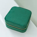 Emerald Green Eloise Velvet Jewelry Case