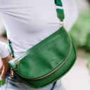 Tropic Green Holly Foldover Crossbody