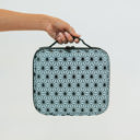 Star Point Grey Blue Khloe Customizable Cosmetic Case