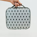 Star Point Silver Khloe Customizable Cosmetic Case