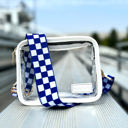  Lizzie Checkered Adjustable Bag Strap