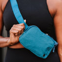 Dark Cyan Madison Belt Bag