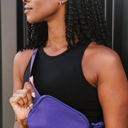 Deep Purple Madison Belt Bag