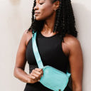 Mint Madison Belt Bag